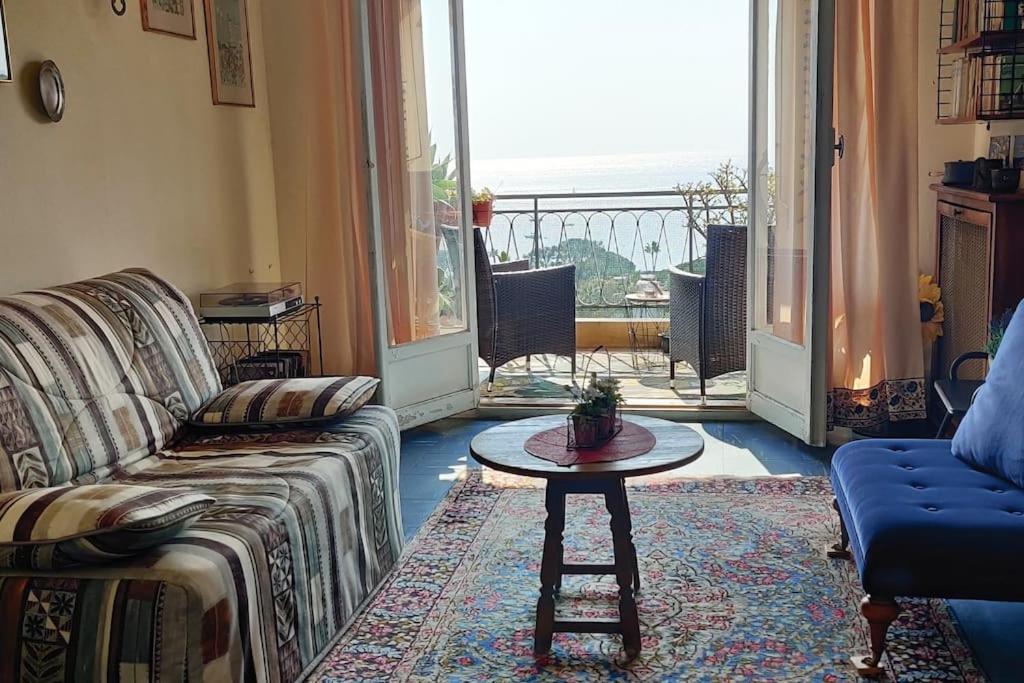 Vintage Flat On Villefranche Bay - Free Car Park Luaran gambar